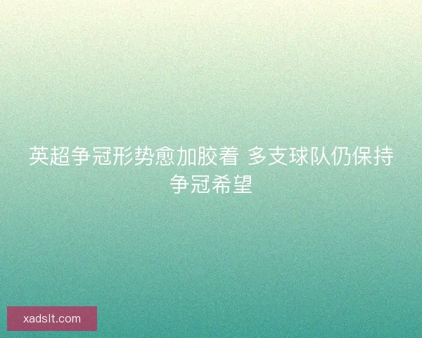 英超争冠形势愈加胶着 多支球队仍保持争冠希望